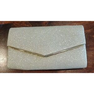 Gold Glitter Crossbody Bag Envelope‎ Style Clutch Metalic Purse Small